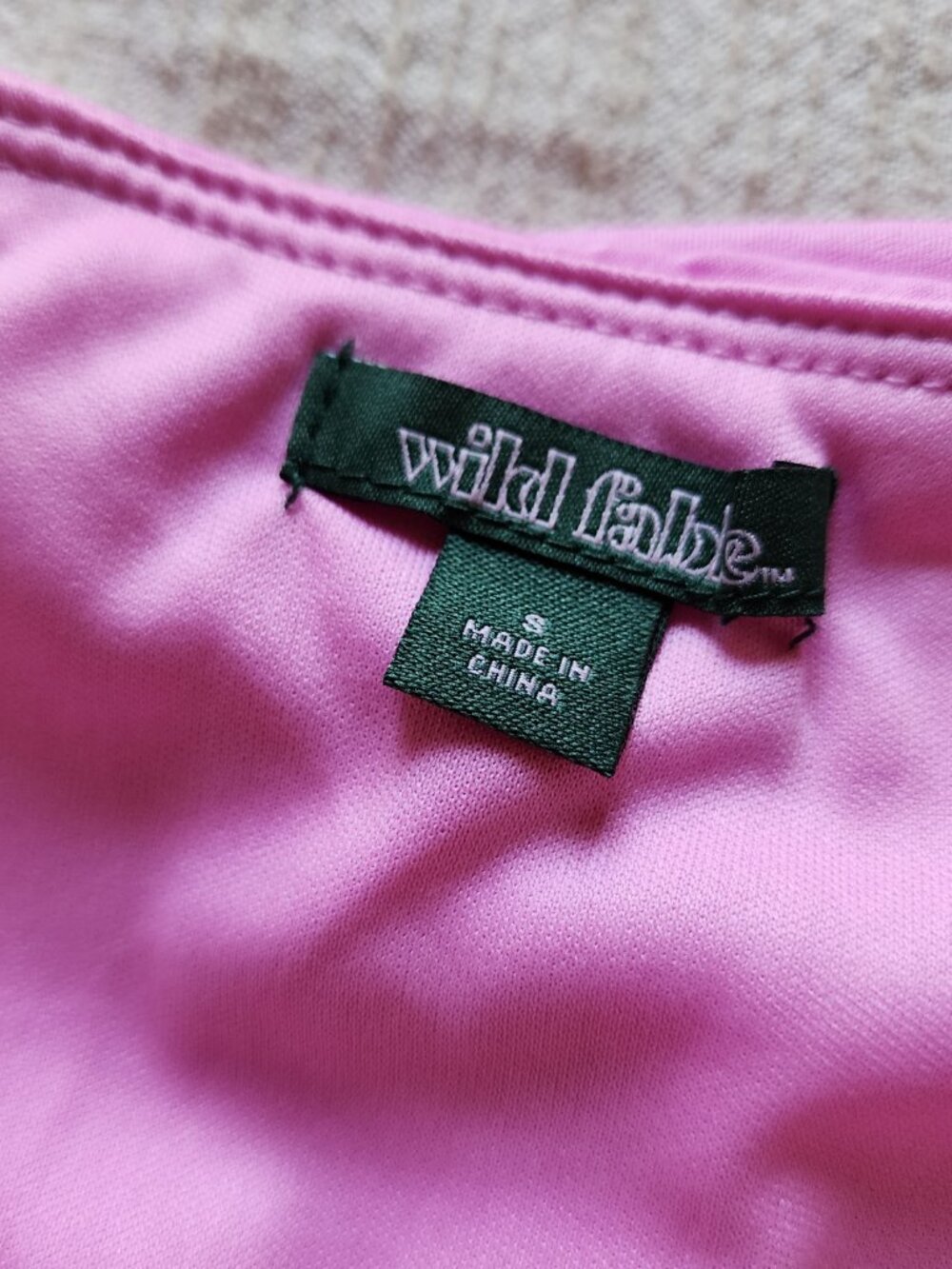 Wild Fable Pink Satin Midi Maxi Skirt Size Small Y2K Bias Cut - Picture 2 of 4